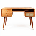 Wooden Writing Desk with Two Drawers and Open Compartment – 120 x 60 x 75cm