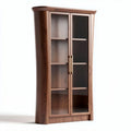 Wooden Display Cabinet for Home or Office Use Featuring Glass Doors – 100 x 50 x 180cm