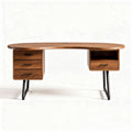 Wooden Writing Desk for Office Use – Made of Natural Wood – 150 x 70 x 75cm