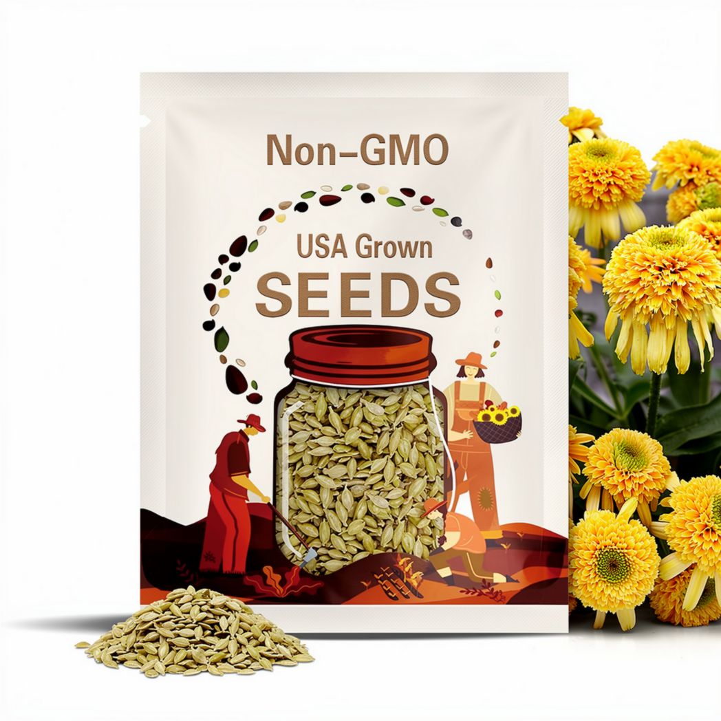 50 Lemon Drop Coneflower Seeds | Soft Yellow Perennial Echinacea, Pollinator-Friendly Cottage Garden Flower for Borders & Cutting Gardens