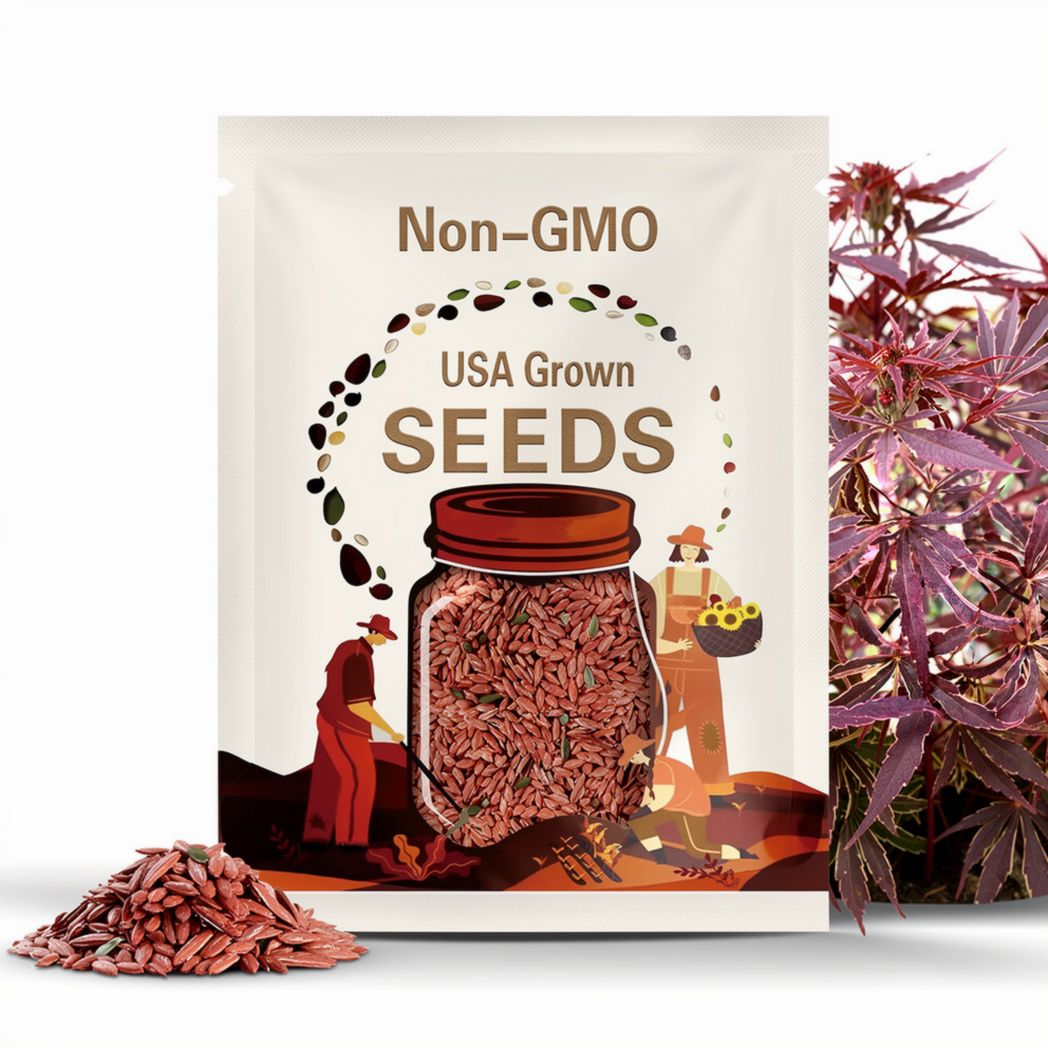 Beni-shi-en Japanese Maple Tree (Acer Palmatum 'Beni-shi-en') Seeds - NEW FOR FALL 2024