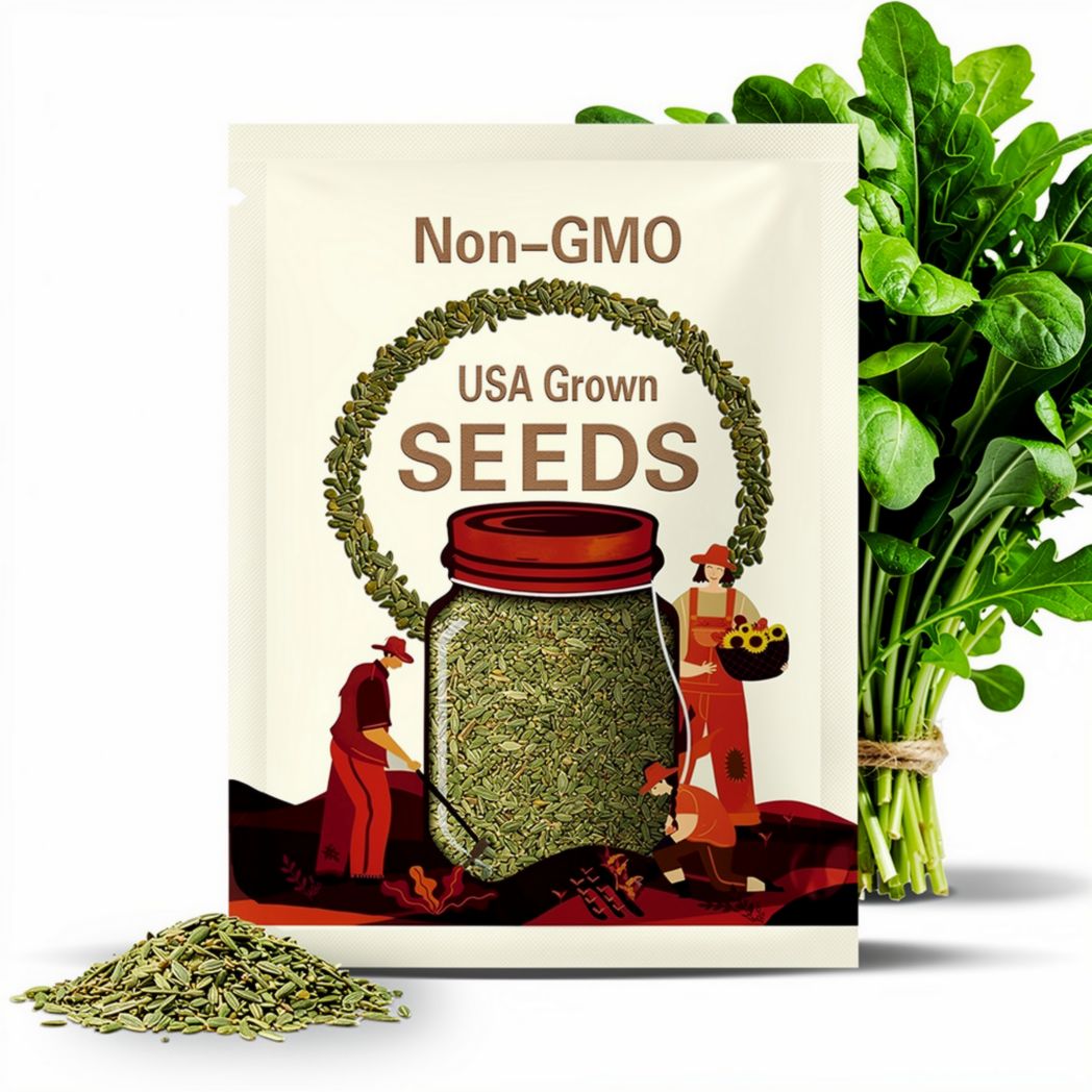 500+ Arugula Astro Seeds, Non-GMO, Heat Tolerant Greens, Fast-Growing Arugula, Leafy Green Seeds, Long Season, Salad Greens