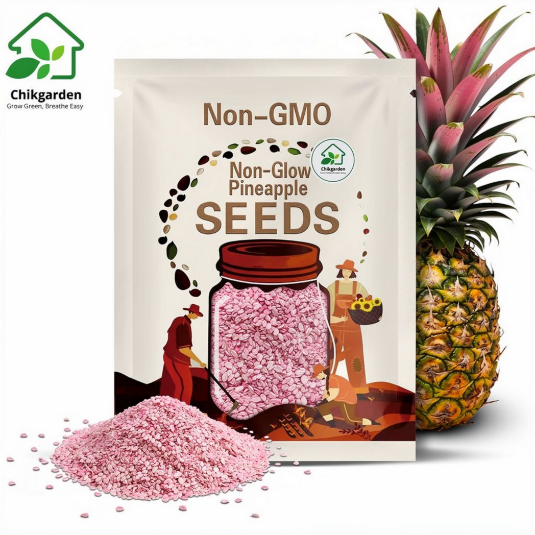 Pinkglow Pineapple Seeds: Rare Tropical Fruit, Exotic Garden Plant