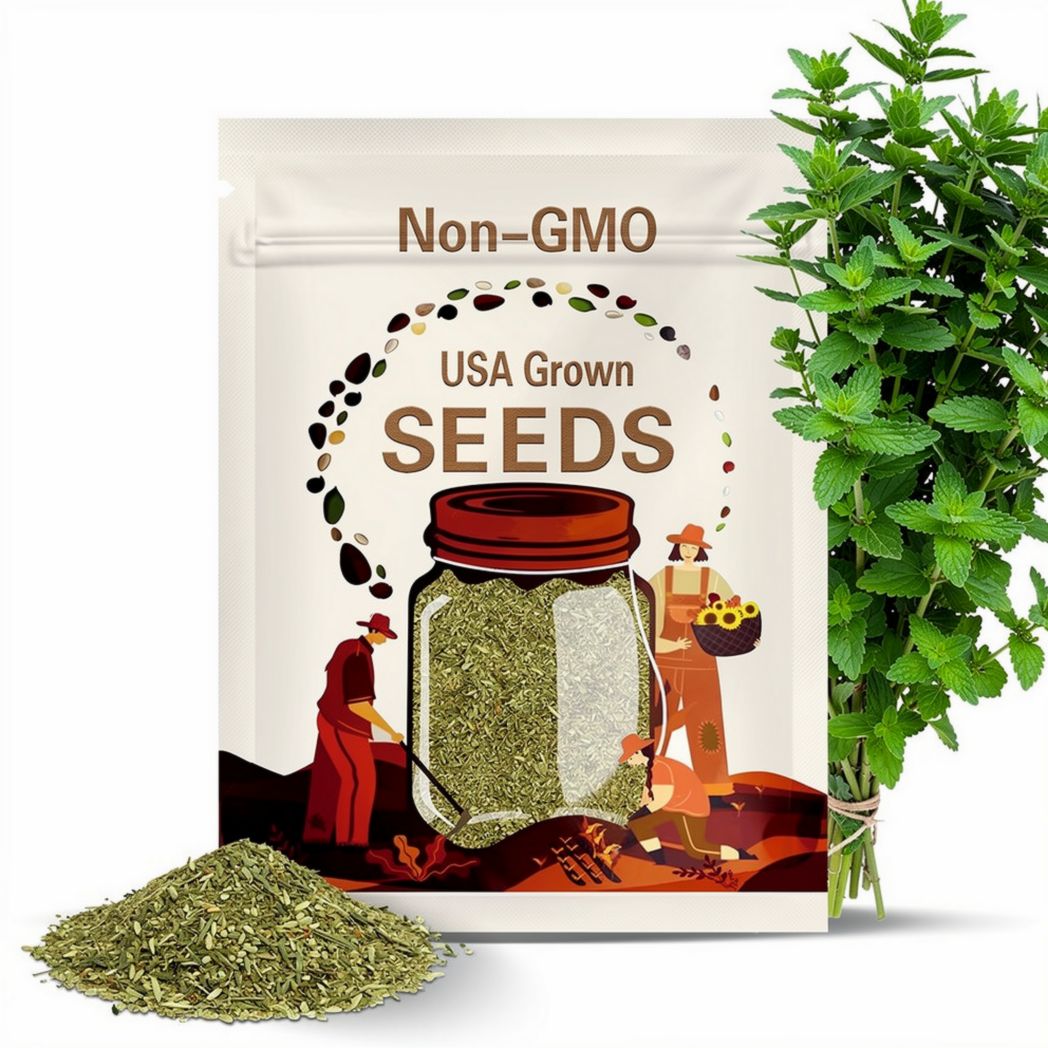Lemon Catnip Seeds – Heirloom Culinary and Medicinal Herb, Lemon Scented, Non-GMO, Cat’s Favorite | 250 Seeds