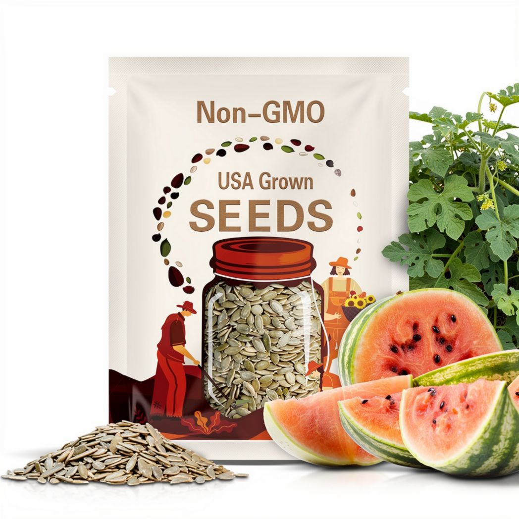 Winter King & Queen, Watermelon, Heirloom Seeds, Open Pollinated Vegetable Garden Seeds Non-GMO