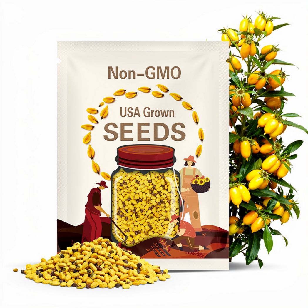 Yellow Dragon Heirloom Tomato Premium Seed Packet
