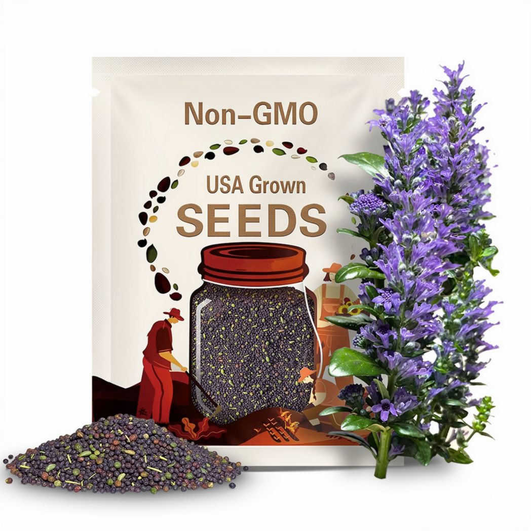 Purple Sprouting Broccoli Seeds – Heirloom, Non‑GMO, Open‑Pollinated Vegetable, Early and Tender Purple Broccoli, Easy to Grow | 100 Seeds