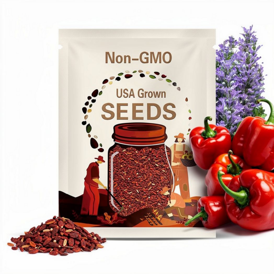 NEW! Red Habanero Pepper Seeds, Capsicum Annuum CH3525