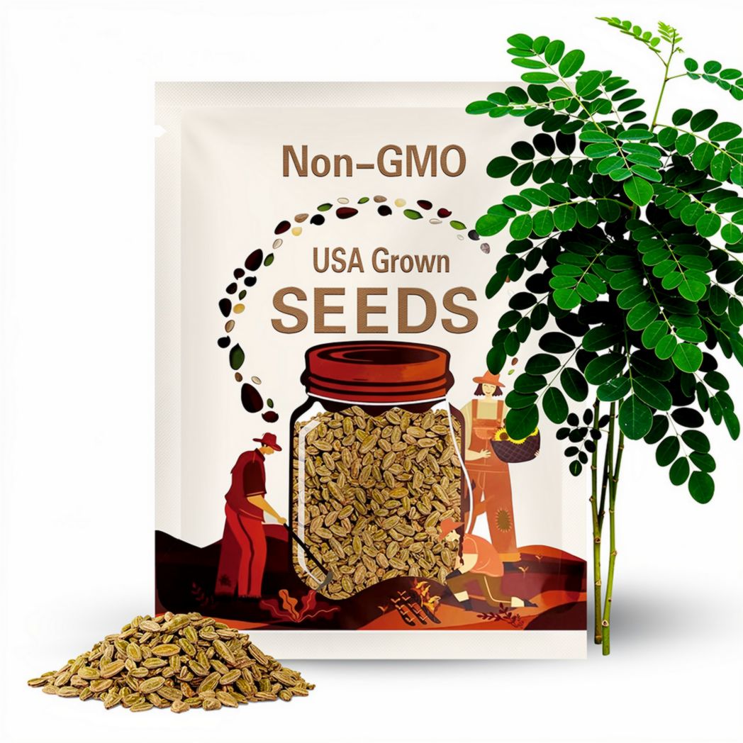 Moringa oleifera (Drumstick Tree / Miracle Tree) – 15 Seeds