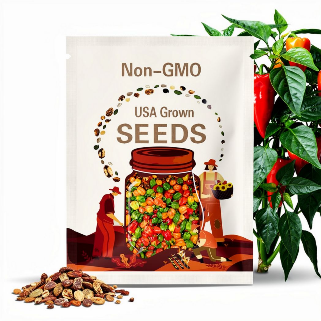 Aji Dulce Pepper Seeds | Heirloom - Non-GMO | Capsicum Chinense | Vegetable Seeds | Seed Store | 1016
