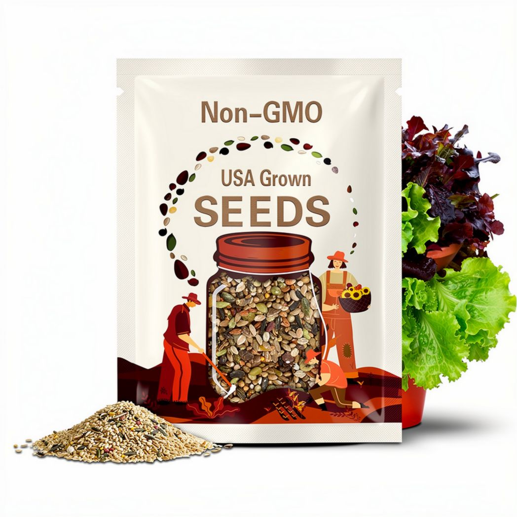 Gourmet Salad Blend Lettuce Seeds 500+ Vegetable Garden NON-GMO USA