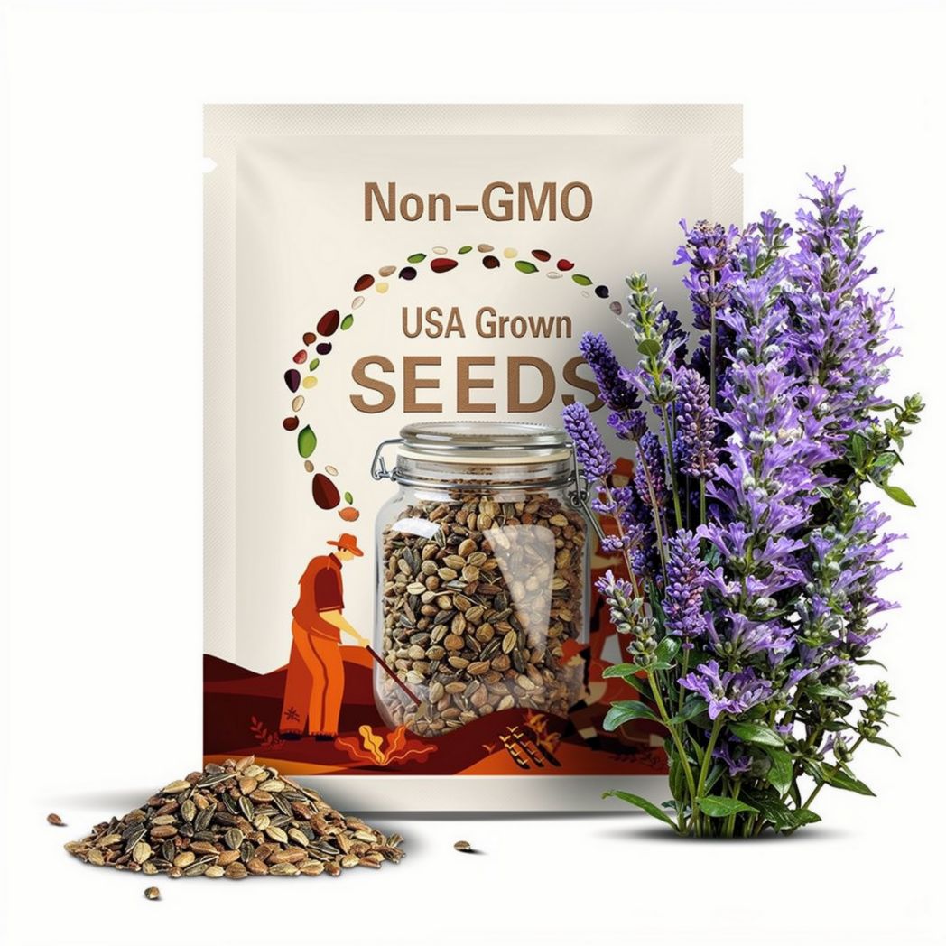 1200 English Lavender Seeds | Heirloom Non-GMO | Mosquito Repellent Herb | Fragrant Perennial for Garden