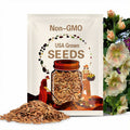 Dramatic Peach Hollyhock 25+ Seeds, Perennial