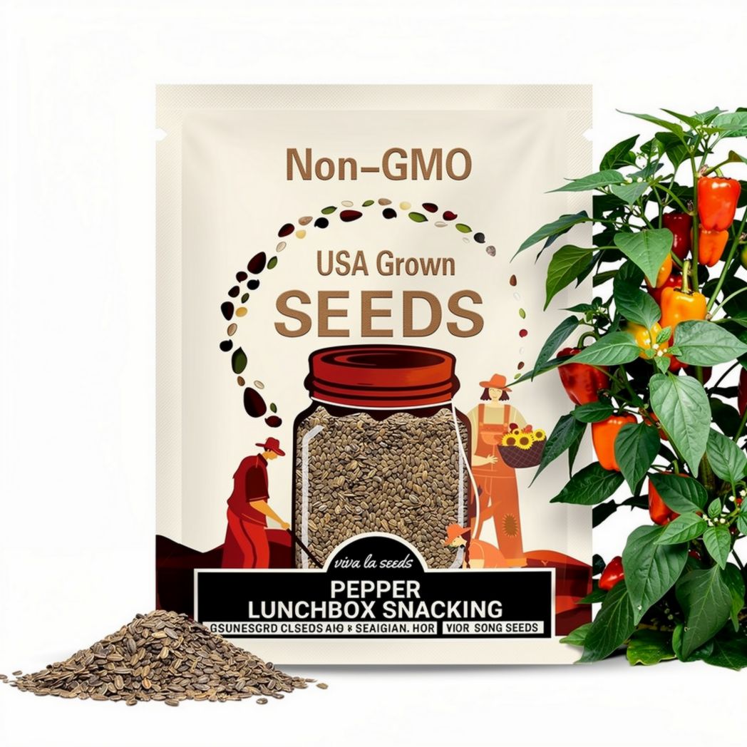 Pepper, Lunchbox Sweet | 25 Seeds | Easy To Grow | Non GMO | Capsicum annuum
